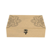 Premarked MDF Rectangle Box -Mughal Mandala