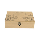 Premarked MDF Rectangle Box - Rajwada Style