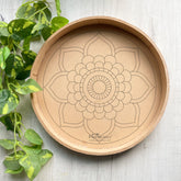 Premarked MDF Round Tray - Mandala 3