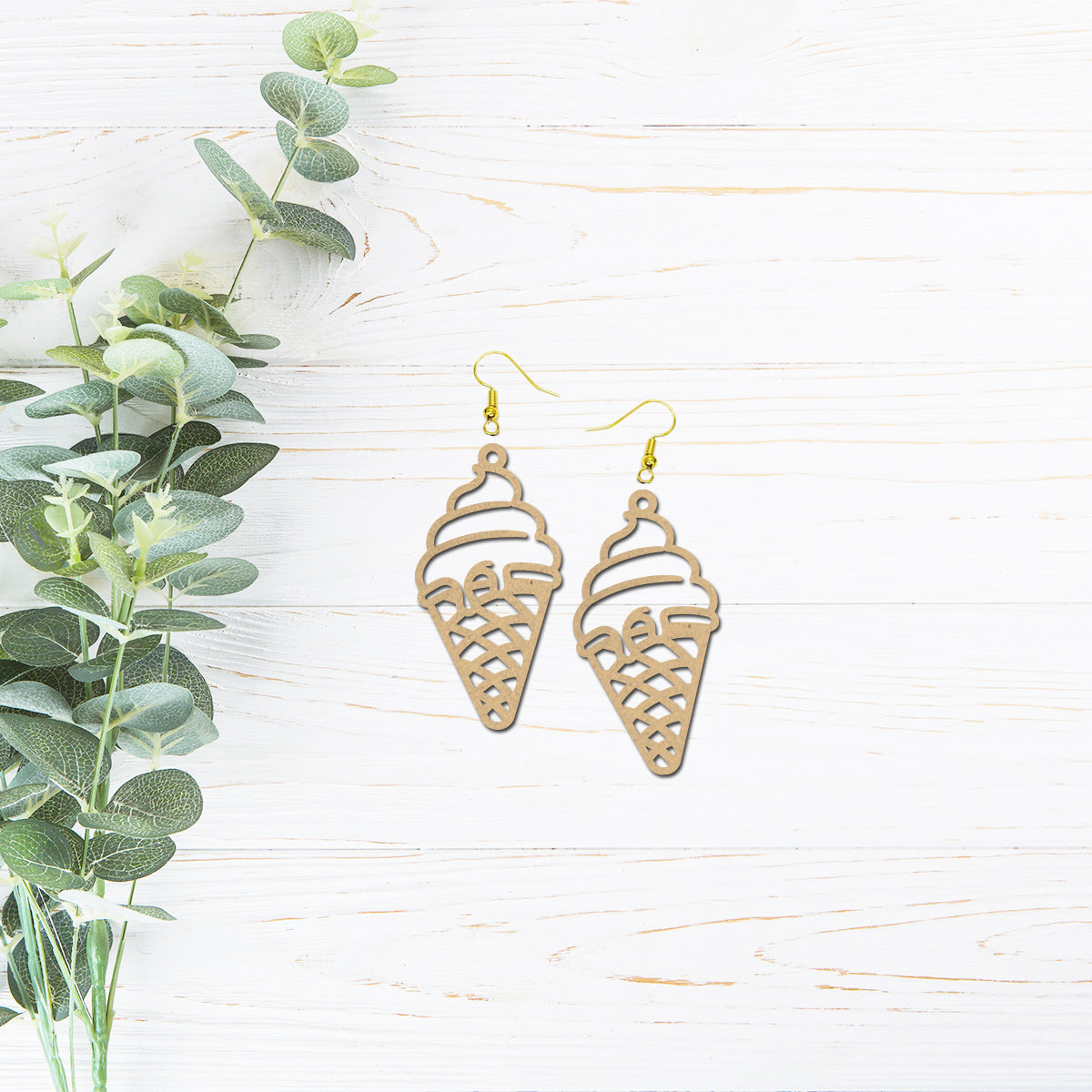 Premarked Earrings - IceCream