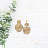 Premarked Earrings - Pine Trees