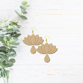 Premarked Earrings - Pichwai Lotus