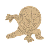 Pre Marked MDF Cutout - Little Spiderman