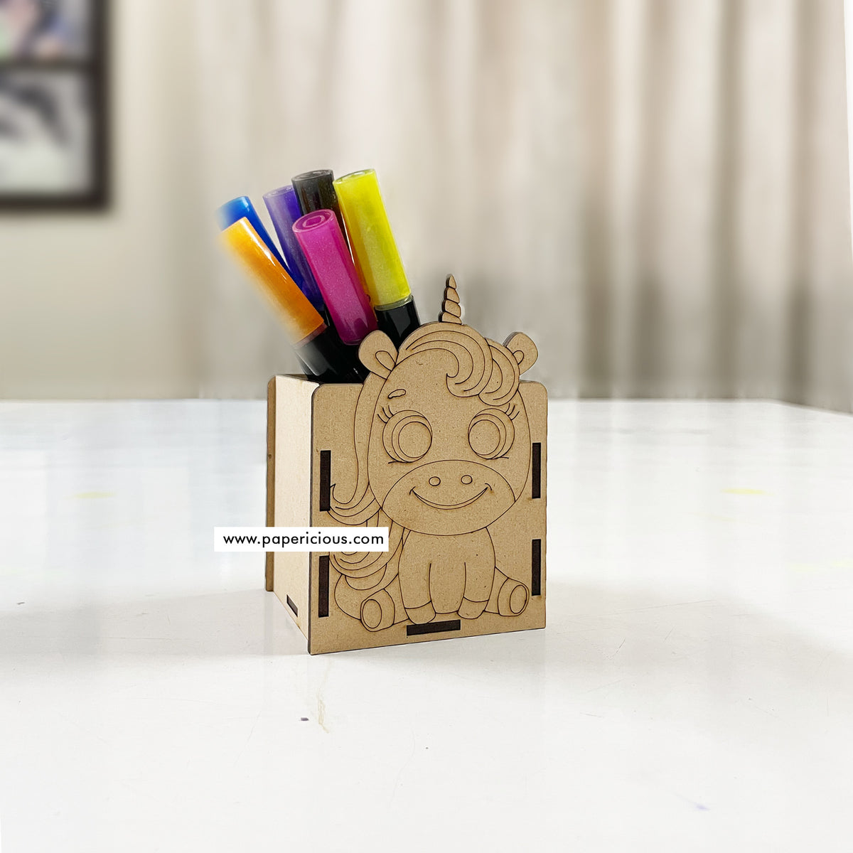 MDF Pen stand Unicorn