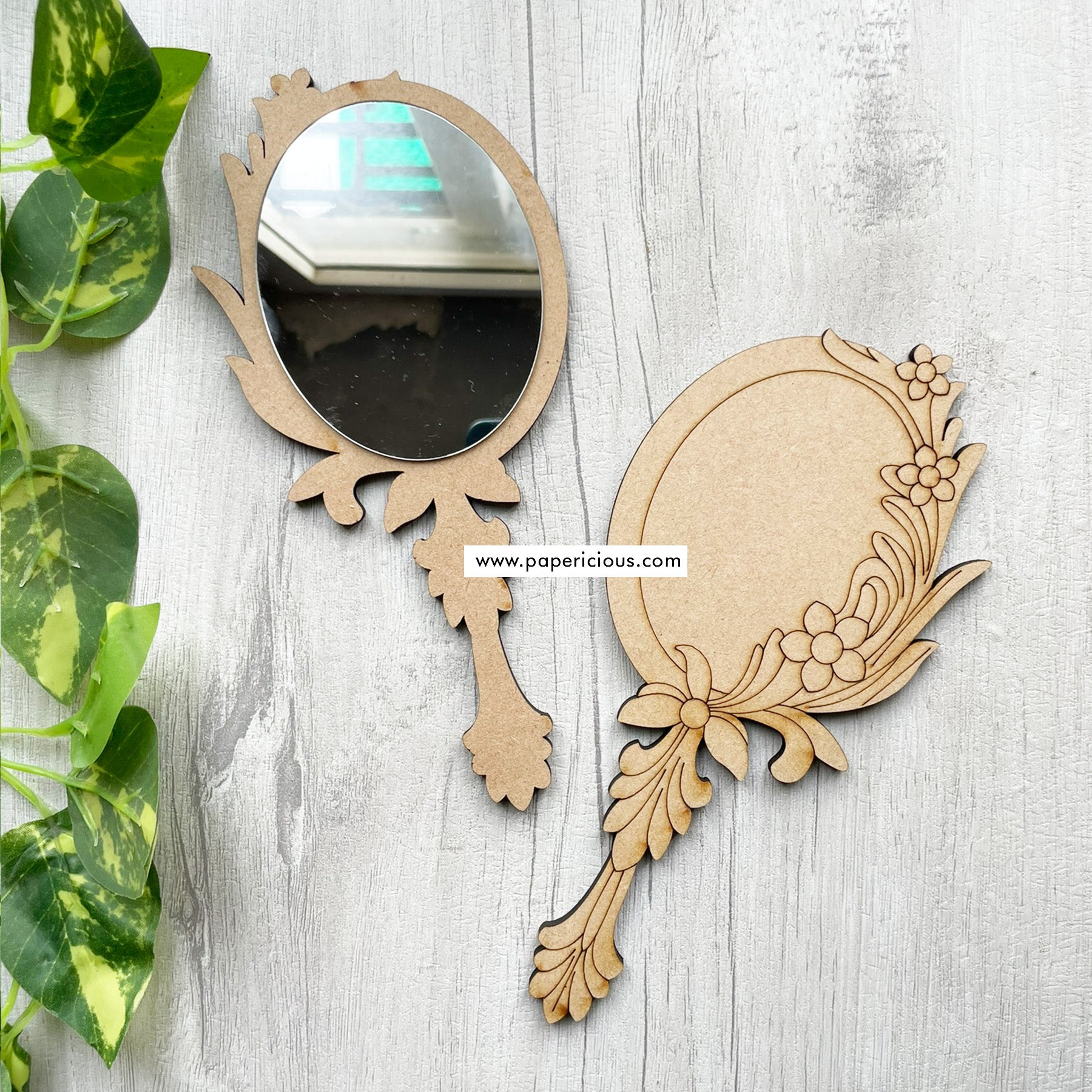 Hand Mirror Flower Sideline