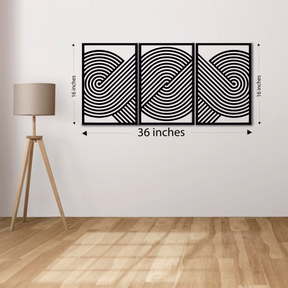 Wood Wall Cutouts -  Swirls