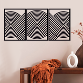 Wood Wall Cutouts -  Swirls