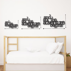 Wood Wall Cutouts -  Adventure Begins