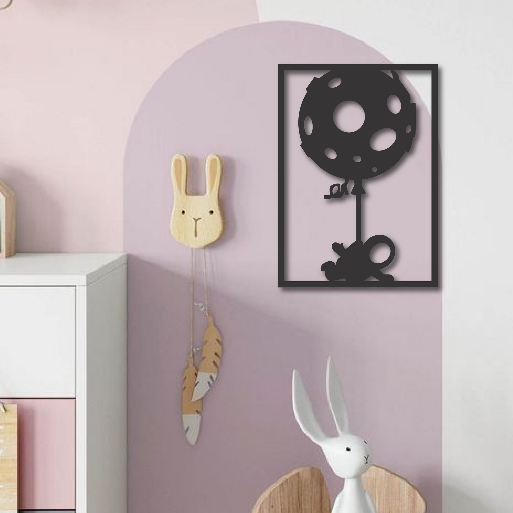 Wood Wall Cutouts -  Balloons