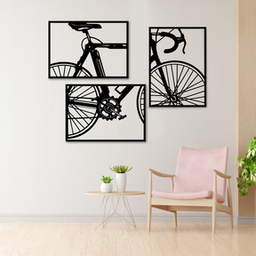 Wood Wall Cutouts - 3 Frame of Cycle