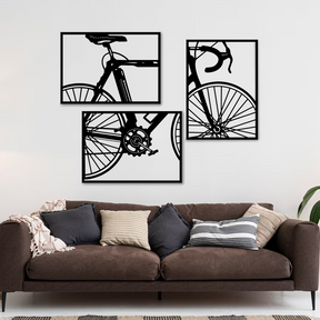 Wood Wall Cutouts - 3 Frame of Cycle