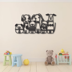 Wood Wall Cutouts -  Find me