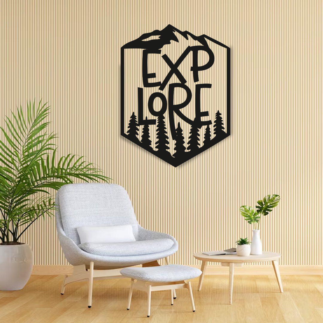 Wood Wall Cutouts -  Explore