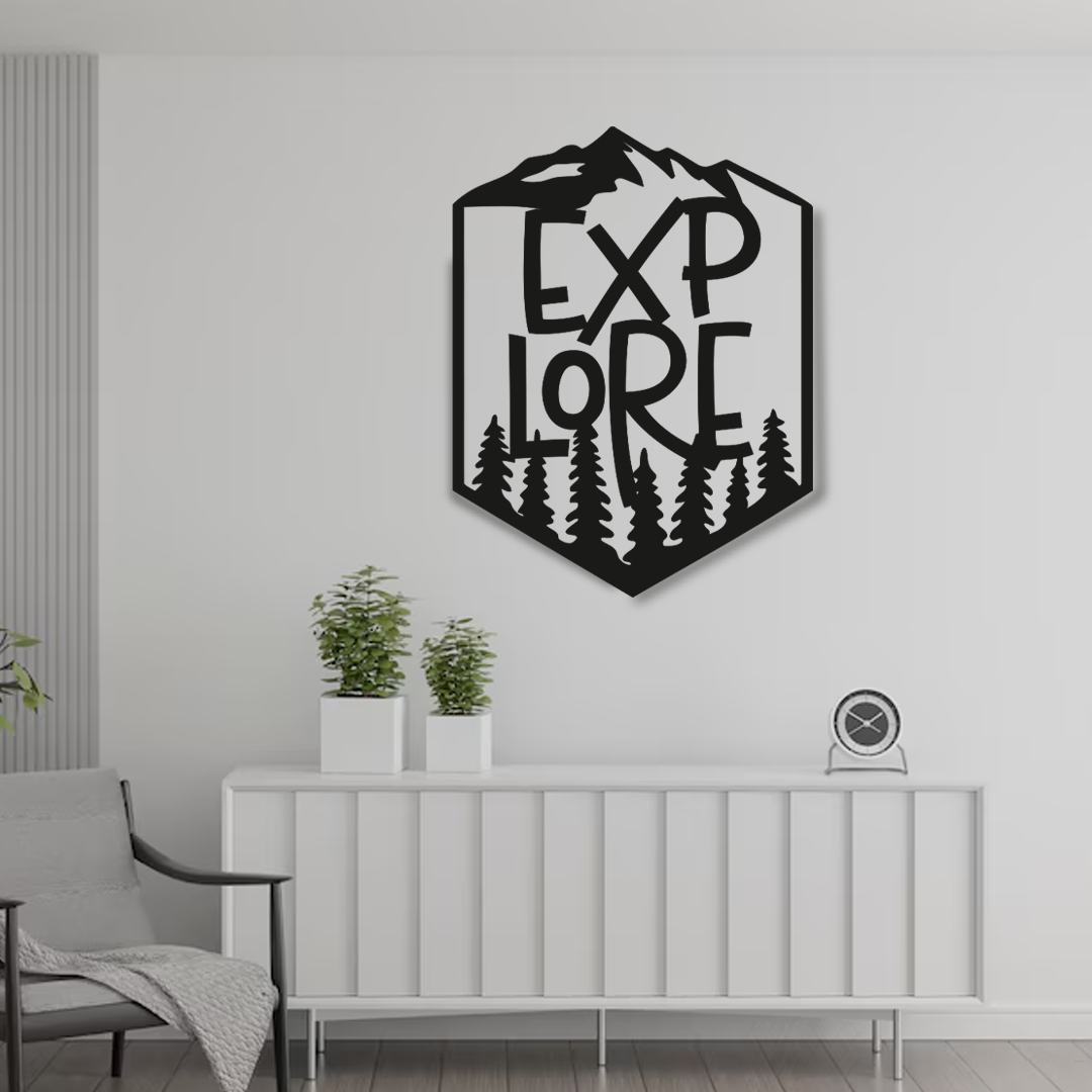 Wood Wall Cutouts -  Explore