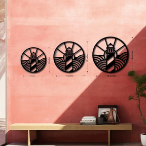 Wood Wall Cutouts -  Lighthouse