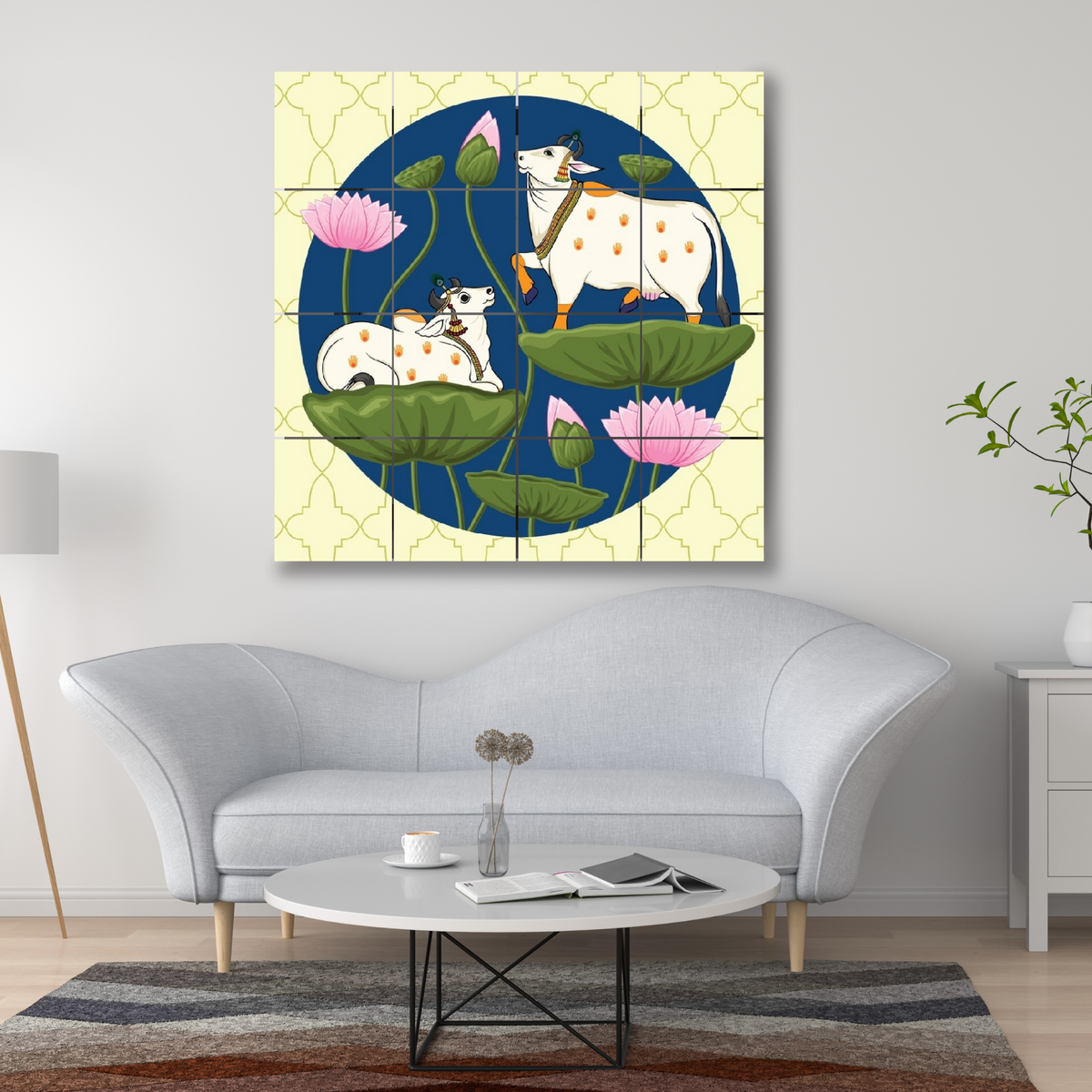 Wall Tiles Set -  Cow