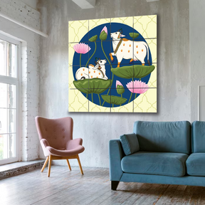 Wall Tiles Set -  Cow