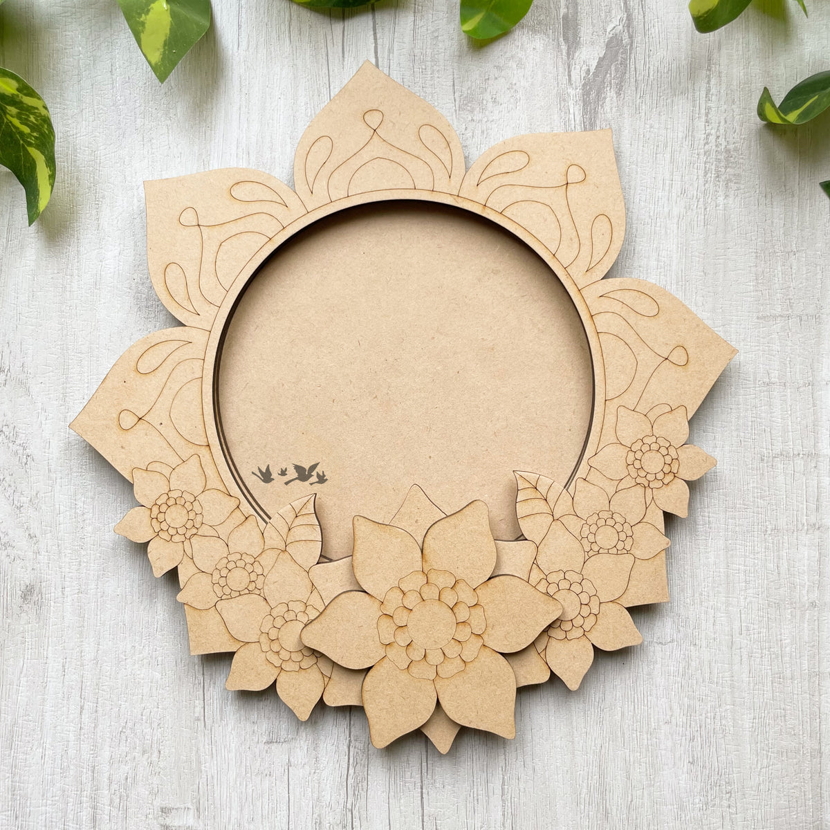 Pooja Thali/Platter - 3D floral