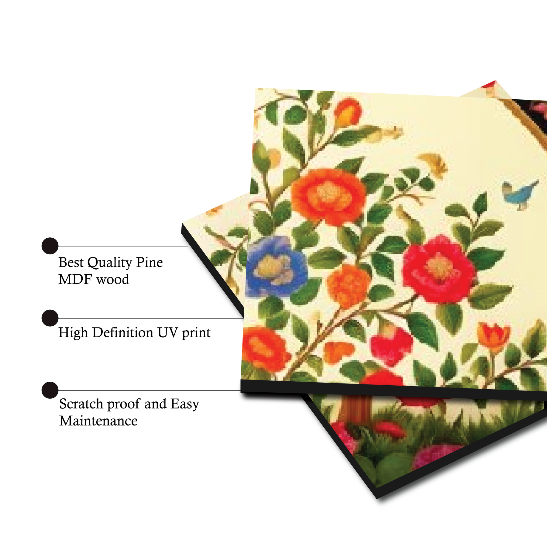 Wall Tiles Set - Blooming Tree of Life