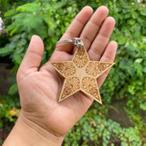 Pre marked Keychain - Star Ornament