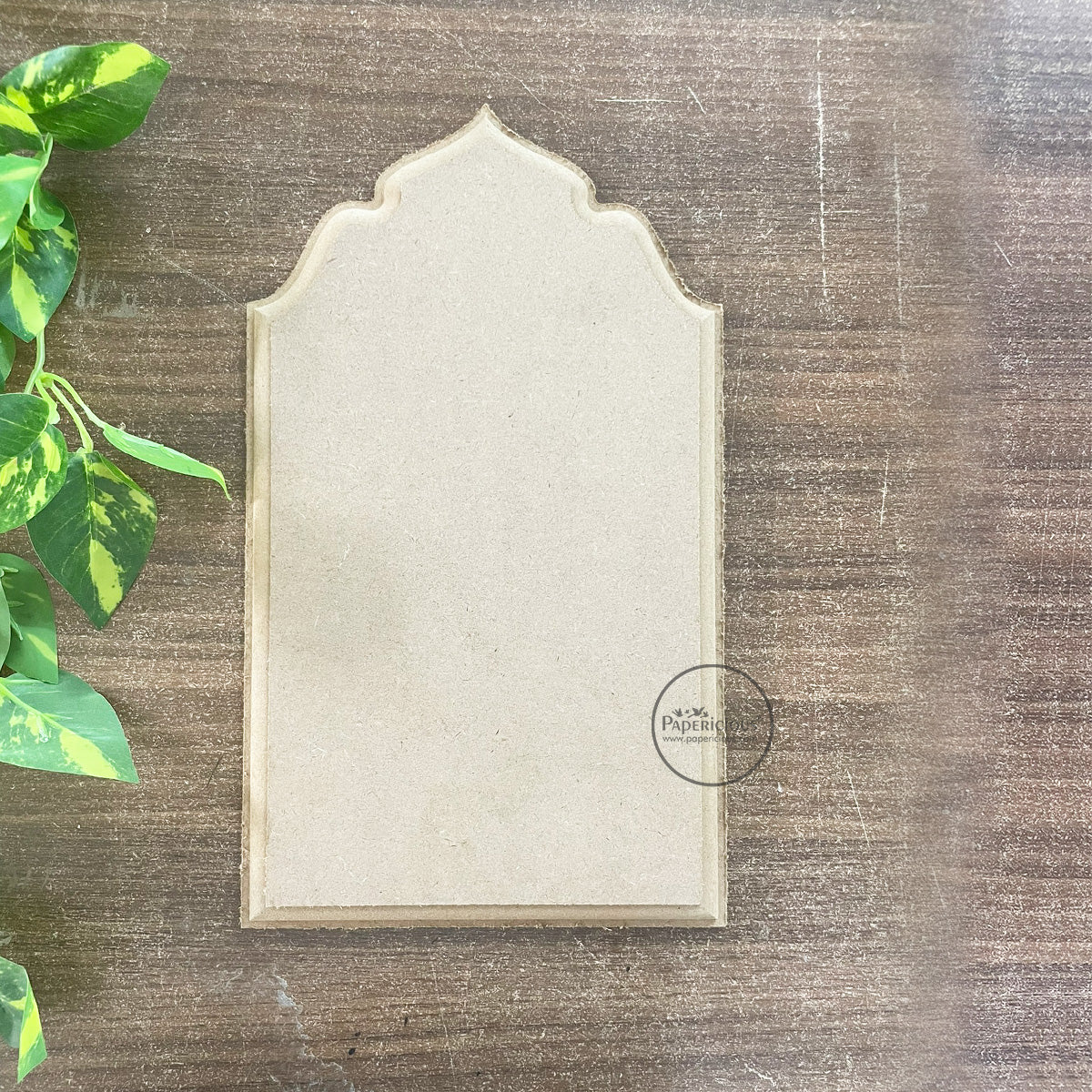 MDF 12 mm thick Jharokha wall Plank with motif - Style 3