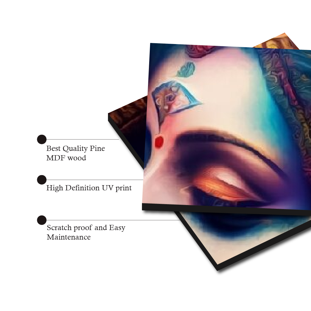 Wall Tiles -  Vibrant Radha Krishna