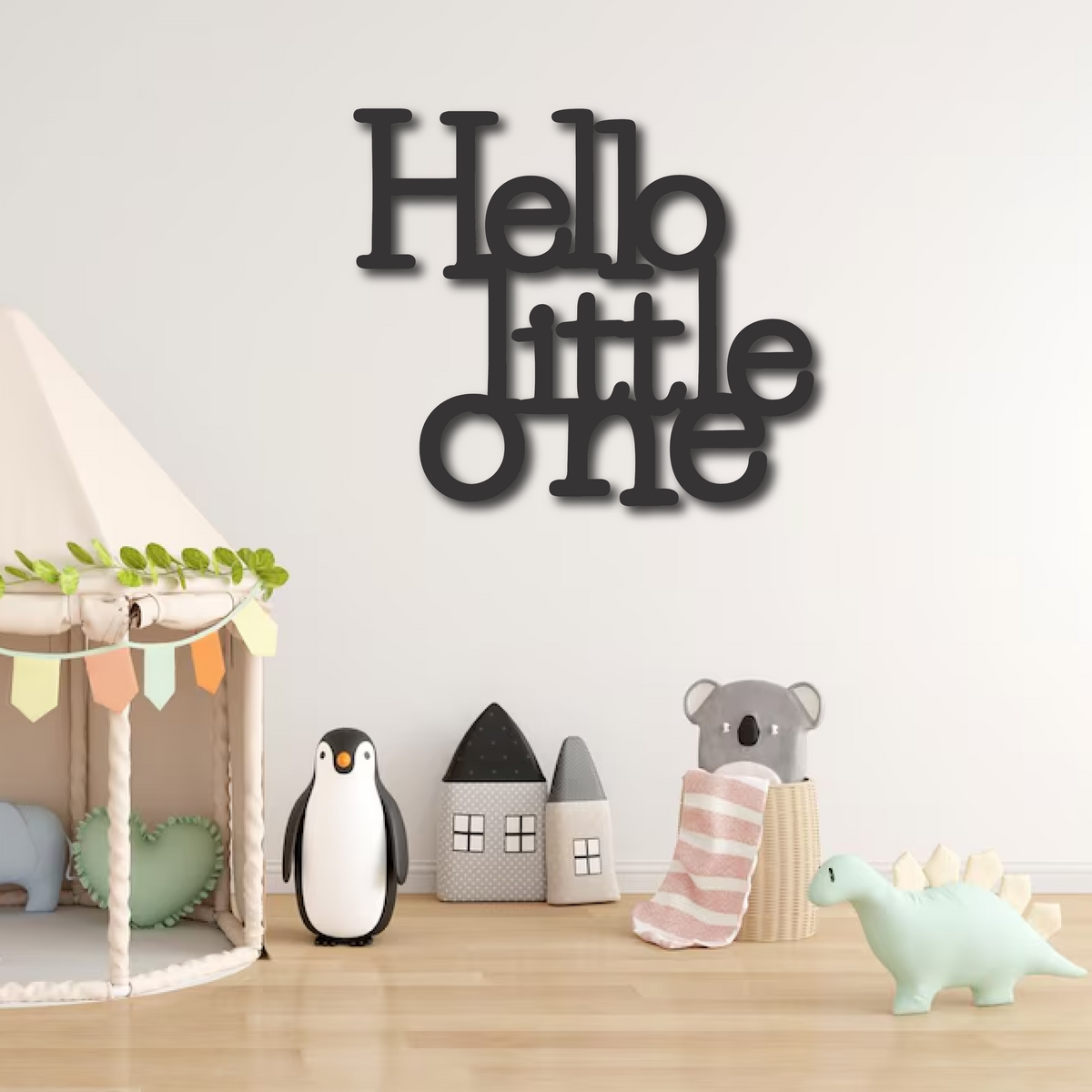 Wood Wall Cutouts -  Hello Little One