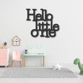 Wood Wall Cutouts -  Hello Little One