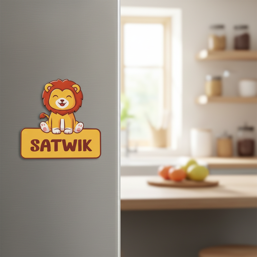 Painted Name magnets - Pack of 12