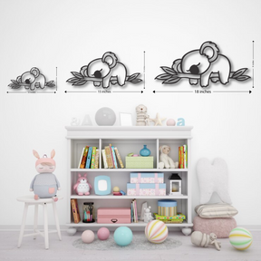 Wood Wall Cutouts -  Sleeping Koala