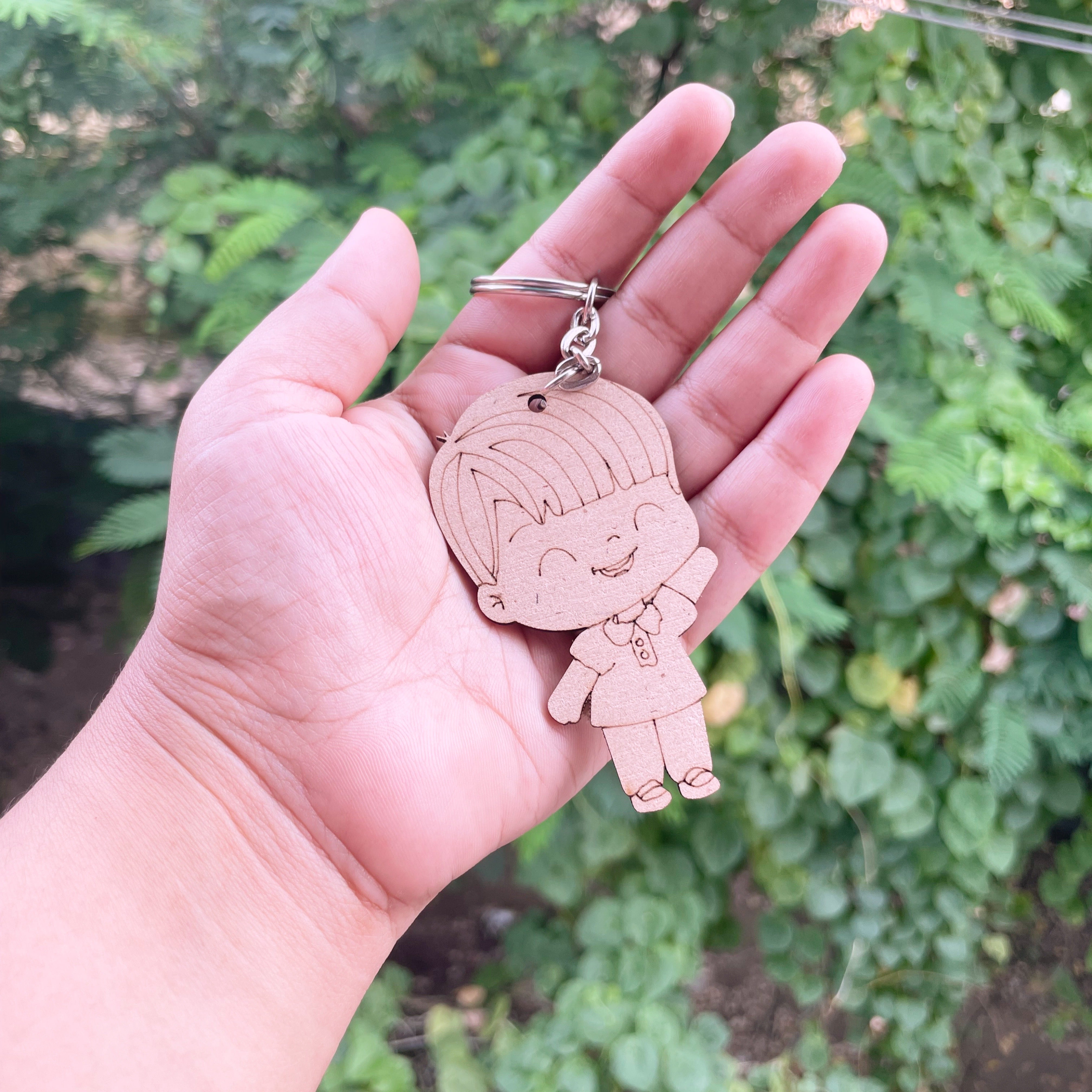 Boyish Keychains Pre marked Keychain - Cute Boy