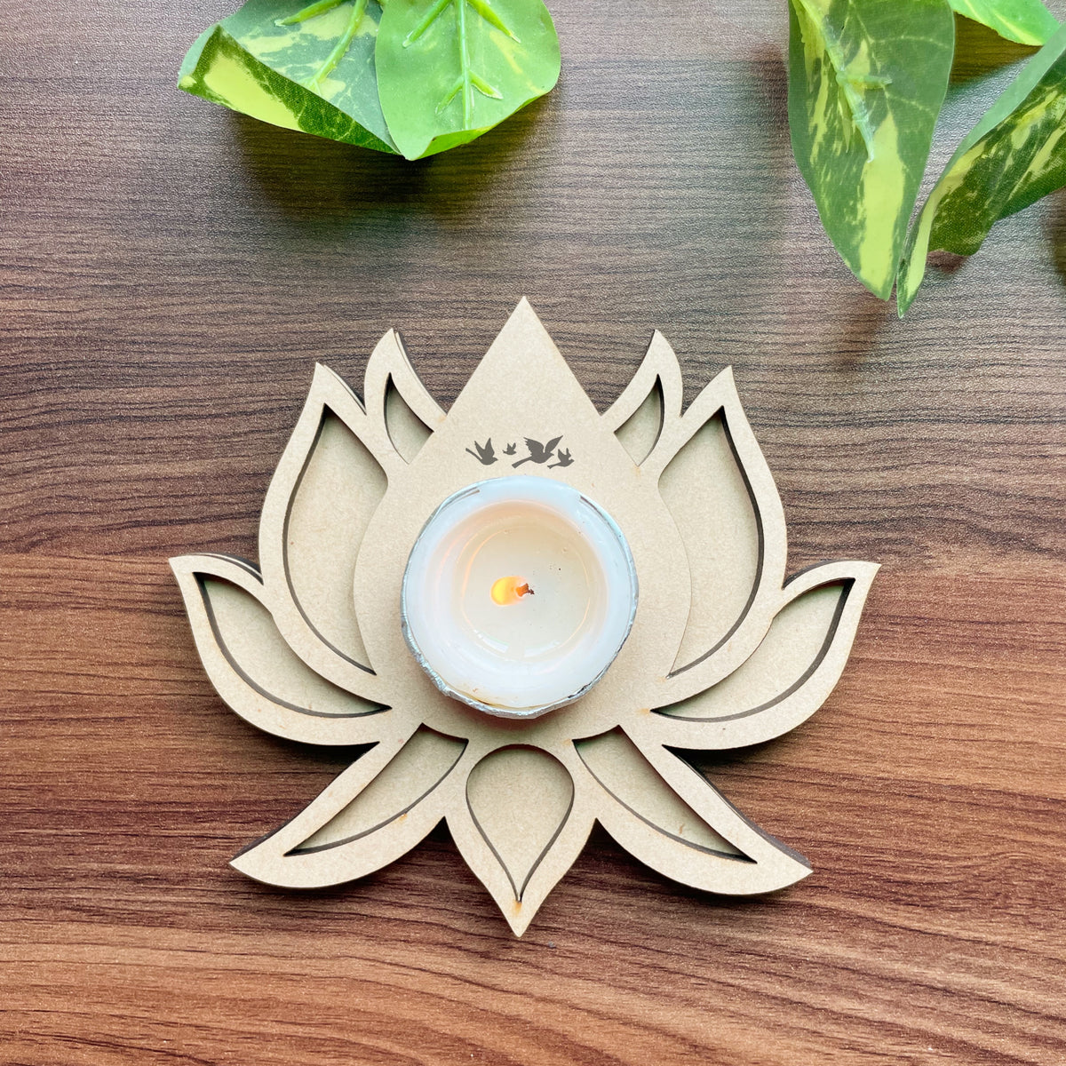 Tea Light Holder - Lotus