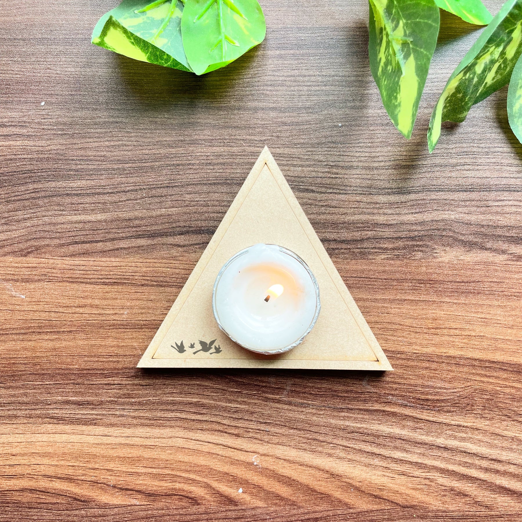 Tea Light Holder - Triangle