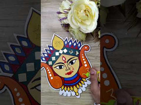 PAPERICIOUS 4mm thick Pre Marked MDF Base Maa Durga