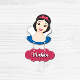 Kids Name Plate 2 Layer - Princess