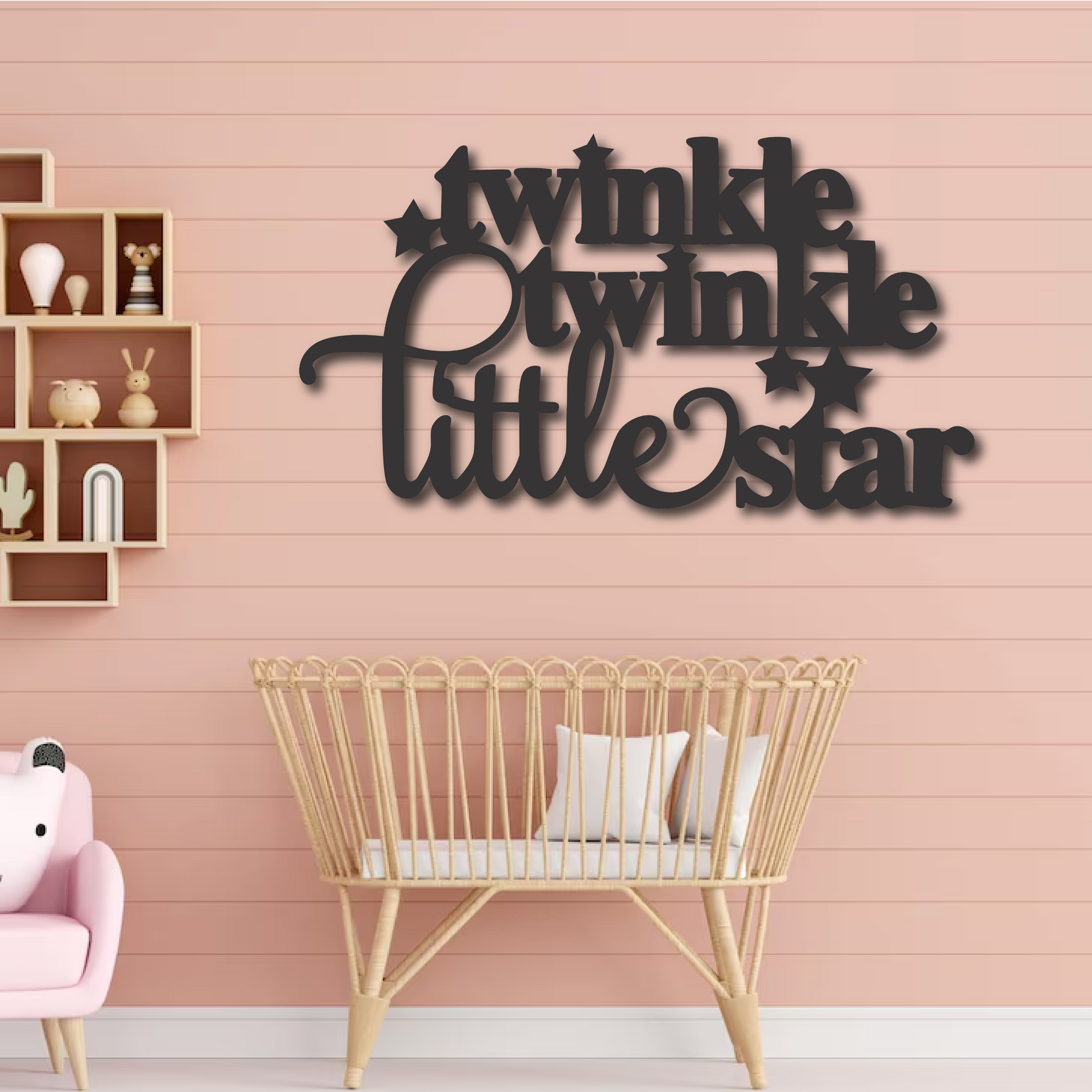 Wood Wall Cutouts -  Twinkle Twinkle