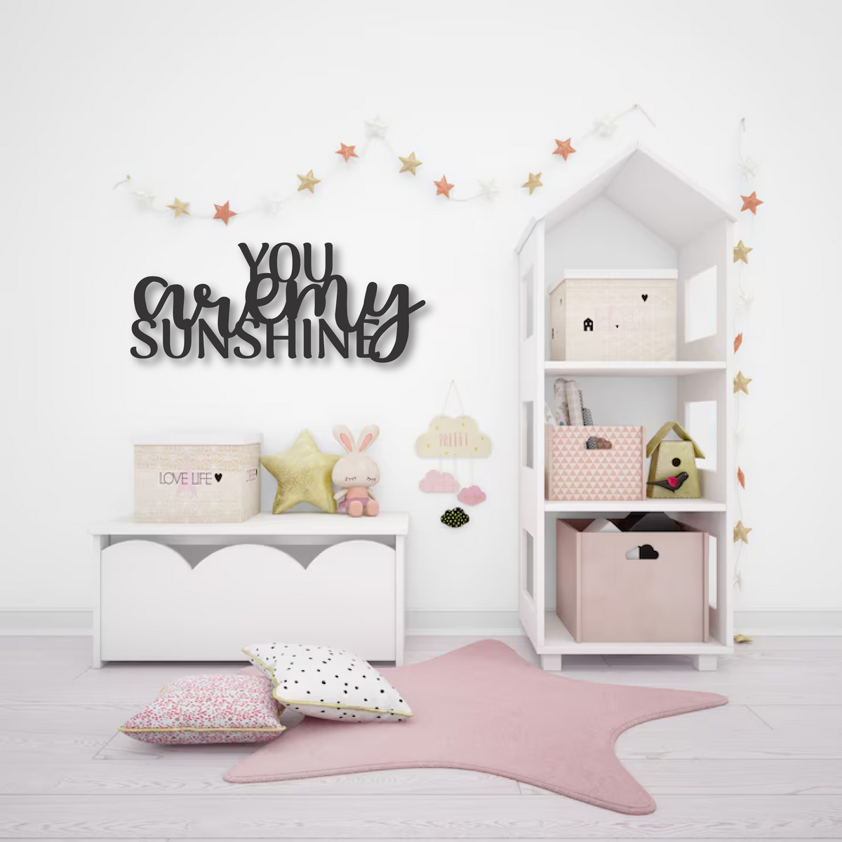 Wood Wall Cutouts -  You are my Sunshine