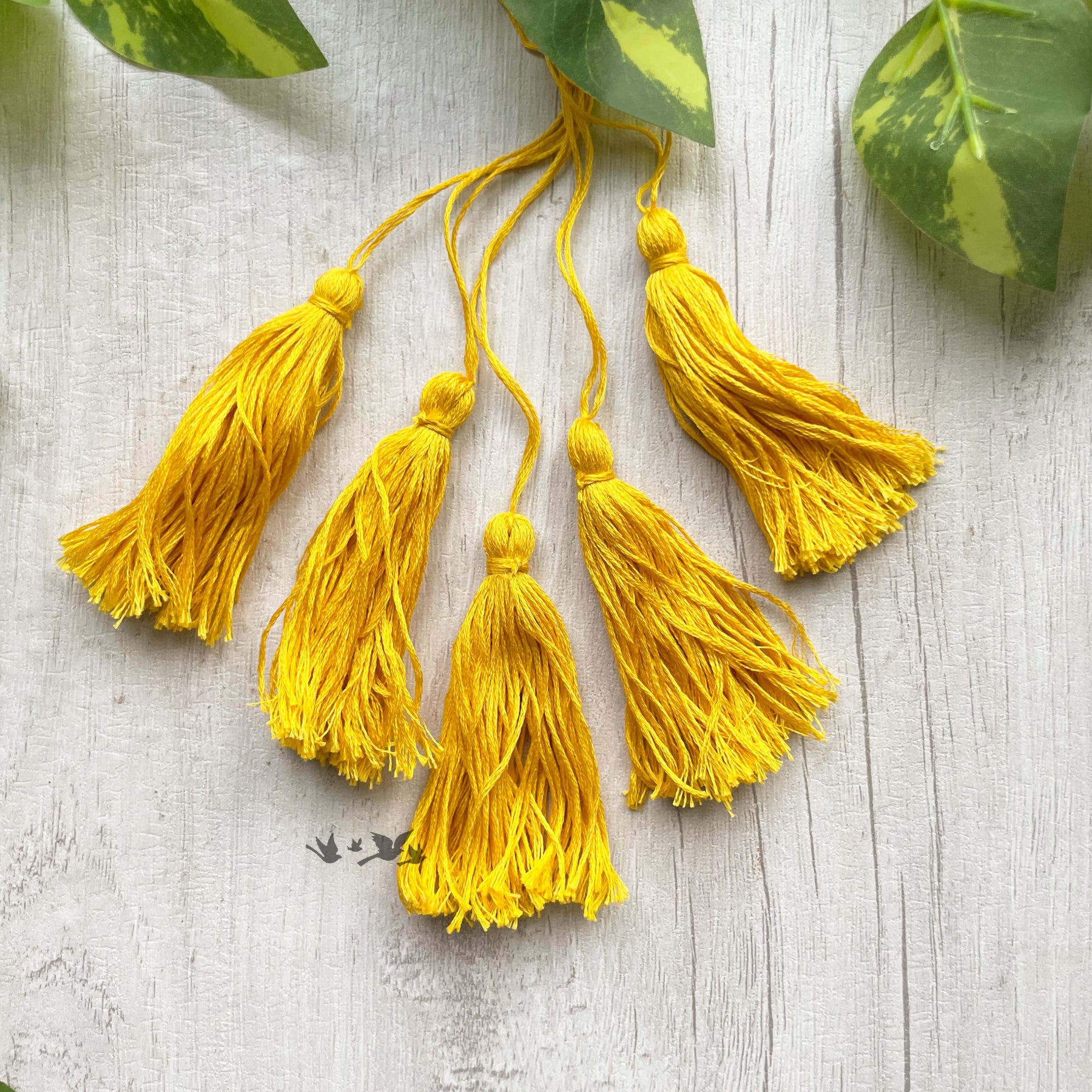 Cotton Thread Tassels - Golden Yellow