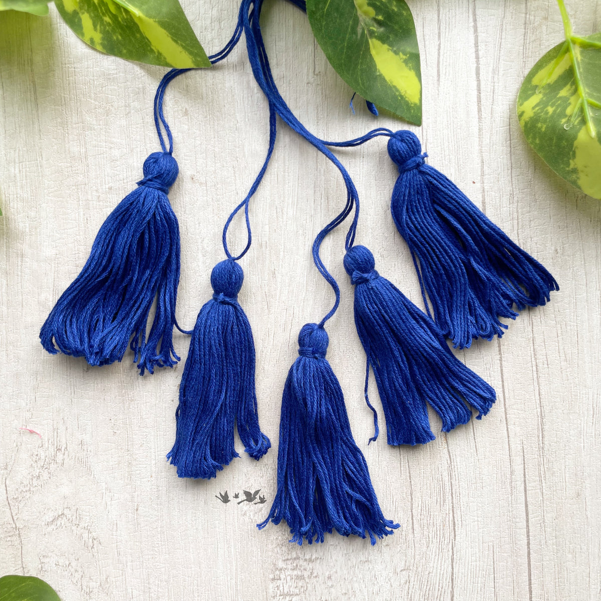 Cotton Thread Tassels - Dark Blue
