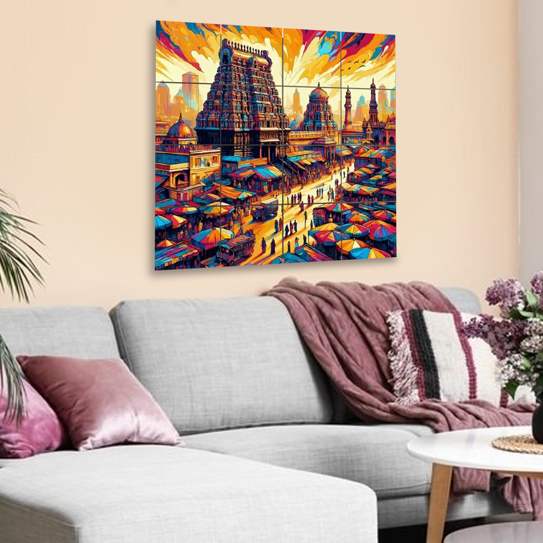 Wall Tiles Set - Tirupati Balaji Temple