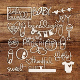 Ohh Baby - 6x12 Inch Laser Cut Theme Chipboard (1.4mm)