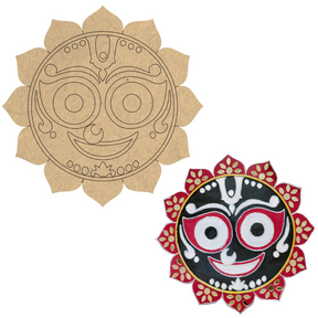 PAPERICIOUS 4mm thick Pre Marked MDF Base Jagannath Ji