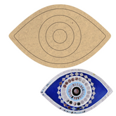 PAPERICIOUS 4mm thick Pre Marked MDF Base Evil Eye