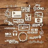 Play Now - 6x12 Inch Laser Cut Theme Chipboard (1.4mm)