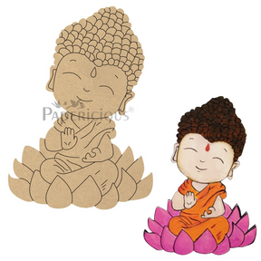 PAPERICIOUS 4mm thick Pre Marked MDF Base Little Buddha