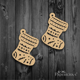 PAPERICIOUS Christmas MDF Cutout - Stockings