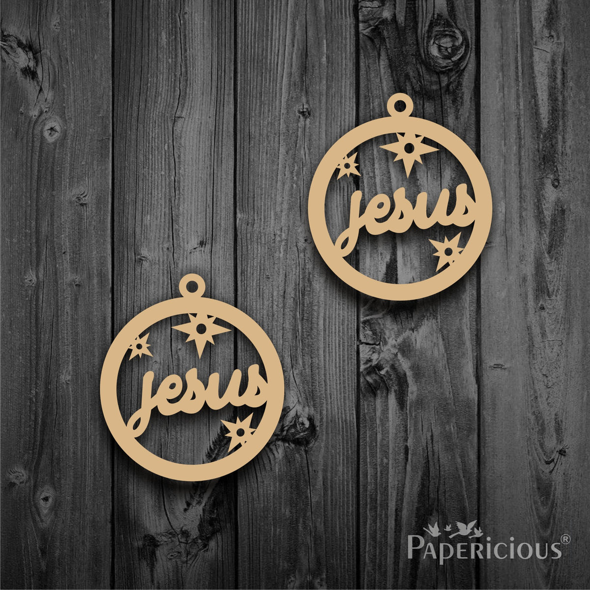 PAPERICIOUS Christmas MDF Cutout - Xmas Jesus