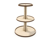 Papericious Unassembled 3D Models - 3 tier Cake Stand