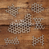 Honeycomb - 6x6 Inch Laser Cut Collage Chipboard (1.4mm)