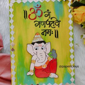 PAPERICIOUS 4mm thick Pre Marked MDF Base Little Ganesha